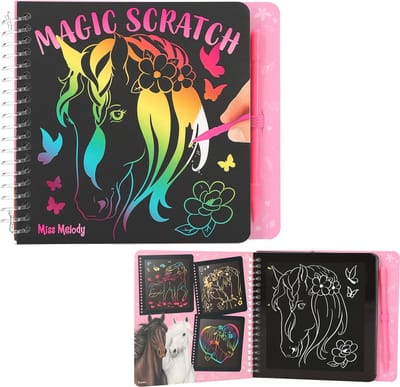 Miss Melody mini Magic Scratch boek Educatieve boeken (spelletjes en raadsels)