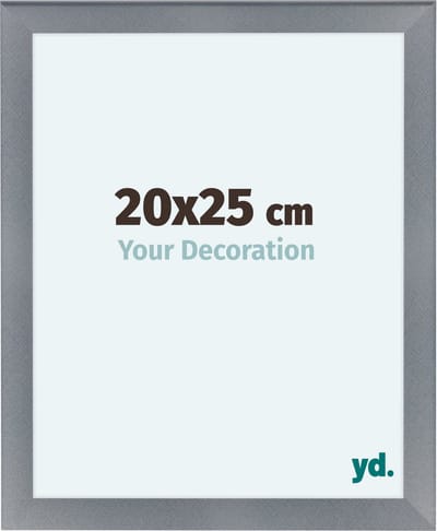 Your Decoration - Fotolijst 20x25 cm - MDF - Aluminium Geborsteld - Como