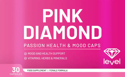 Pink Diamond | Libido pillen voor vrouwen | Voedingssupplement | Lust, energie & hormonale balans | 30 capsules
