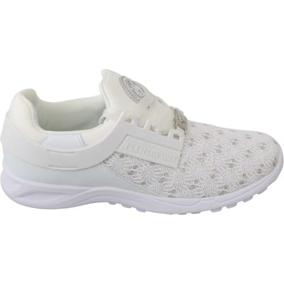 Philipp Plein Witte Polyester Casual Sneakers Schoenen