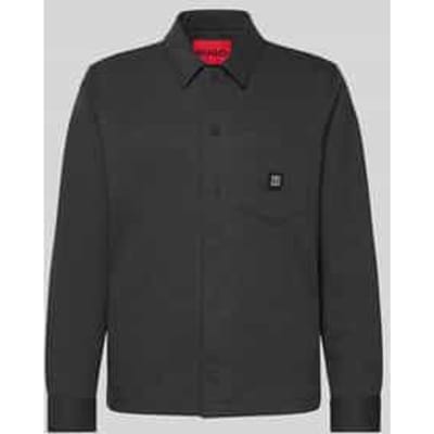 Oversized overhemdjack van katoenmix model 'ENASO'