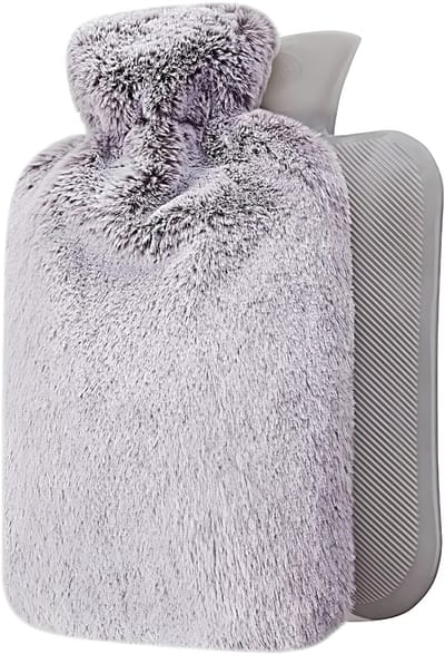 AHD® Kruik - Warmwaterkruik - Warm Water Kruik - Grijs - 34cm x 22cm x 7cm