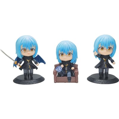 3 Stuks/1 Set Anime Figuur Milim Nava That Time I Got Reincarnated As a Slime PVC Schattig Actiefiguur Model Kinder Speelgoed Cadeau No box blue