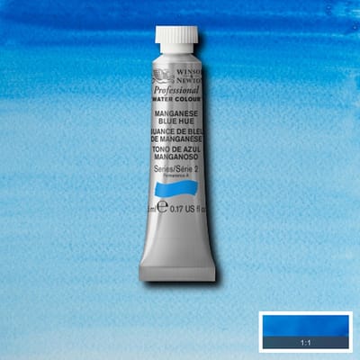 Watercolor paint W&N 5ml – 379 Manganese Blue Hue