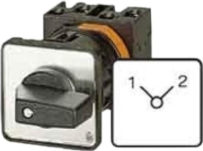 Eaton T0-2-8230/EZ Trapschakelaar Met schild 20 690 V 1 x 45 ° Zwart 1 stuk(s) Piece