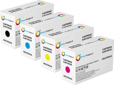 HP CF540X / CF542X / CF541X - Toner Multipack 4-delig - 1x Zwart, 1x Cyaan, 1x Magenta, 1x Geel - Huismerk Compatible - Geschikt voor HP Color LaserJet Pro M254 HP Color LaserJet Pro M254dw HP Color LaserJet Pro M254nw HP Color LaserJet Pro MFP M280