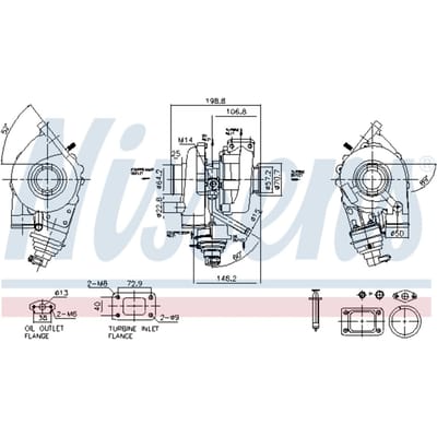 Supercharger, drukvulling NISSENS 93467