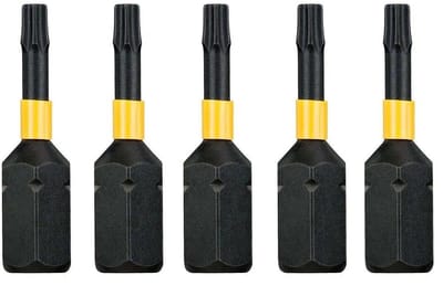 DeWALT EXTREME FlexTorq - Torx Bithouder - T10 - 25mm - 5 Stuks