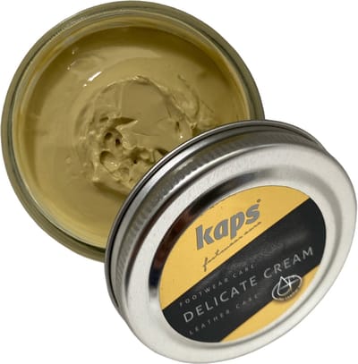 Kaps Schoencreme - schoensmeer - verzorgt het leer en geeft glans - (137) Room - 50ml