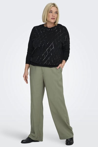 ONLY CARMAKOMA - CARARIS LIFE HW STRAIGHT PANTS - Meisjes - Leggings
