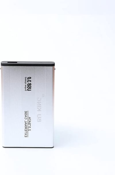Externe 120GB harde schijf behuizing van aluminium - Mobiele opslagoplossing met USB 3.0 en duurzame bescherming