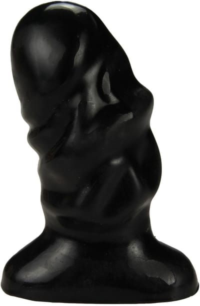 Being Fetish – TPR Dildo - 10,2 cm - Zwart