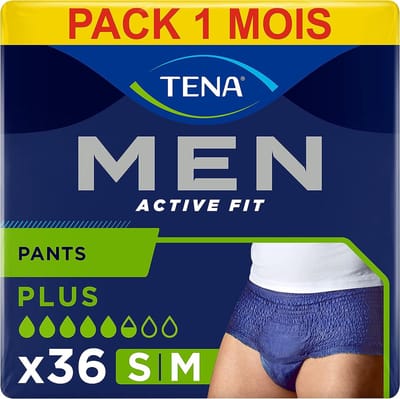 TENA Active Fit Incontinentie Absorberend ondergoed voor heren - voor matige tot zware urineverlies - maat M