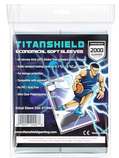 Economische Zachte Penny Card Sleeves 67x94mm - Ultra Helder (2000 Stuks)