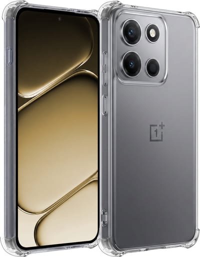 Hoesje - Geschikt voor OnePlus Nord 6 - Sterk & Shockproof - Siliconen Case - Back Cover - Telefoon Hoes Shock Proof - Telefoonhoesjes - Transparant