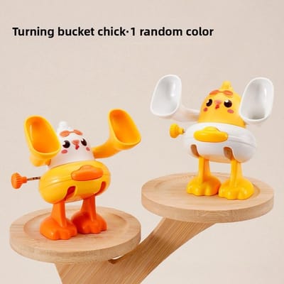 Jouets pour bébé rampant 6 12 mois Canard mécanique à remonter Jouets pour bébé sur le ventre Jouets éducatifs précoces pour bébés Cadeau yellow