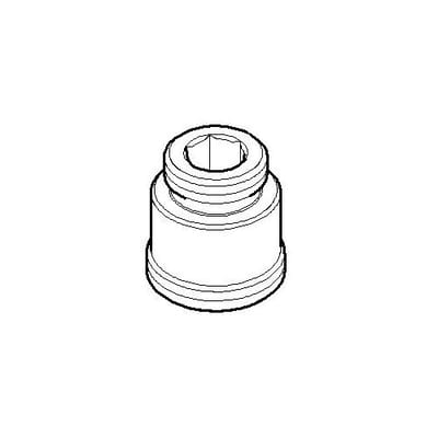 Dornbracht nipple Ø 2 x 2.15 cm for wall connection elbow 28450980 Art. 0924031072090