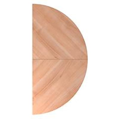 Set aanbouwtafels ULM, met steunvoet, B 1600 x D 800 x H 650-850 mm, notenhoutpatroon