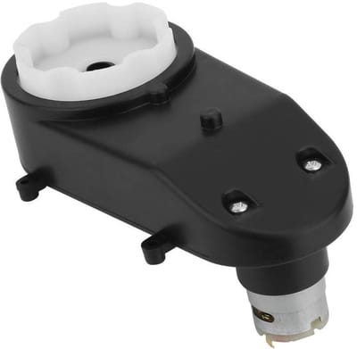 Elektrische Motor en Versnellingsbak voor Kinderen - RS380 Transmissie voor Speelgoedauto's (12V, 5000 rpm) en Stuurmechanisme