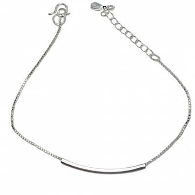 Zilver -armbandje- Celine- staafje-16 cm - Charme Bijoux