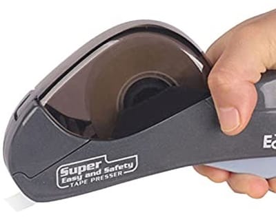 Dailygoods- Plakbandafroller Automatisch - Tapedispenser - Kunststof - Voor Kunst en Handwerk - Bandbreedte ≤ 41 mm - Afmetingen 205 x 95 x 41 mm