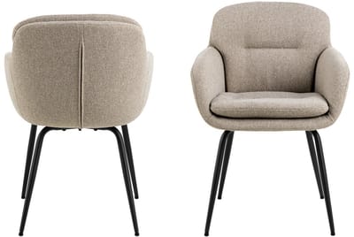 Armstoel Martijn Beige - Giga Living