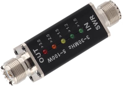 Dailygoody - Mini meetinstrument - SWR-meter - Draagbaar ontwerp - LED-display - Antenne controle - Meet zendvermogen - Geschikt voor wifi-antenne...