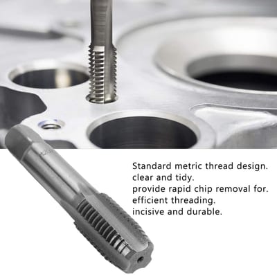 Dailygoods- Draad Tap Hoge Snelheid - Metrische Tap - Handgereedschap - Slijtvast - Efficiënt - Duurzaam