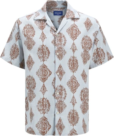 JACK&JONES - JORHYDRA NOTO SHIRT SS LN - Heren - Overhemden