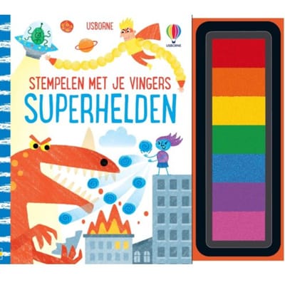Superhelden - Stempelen Met Je Vingers