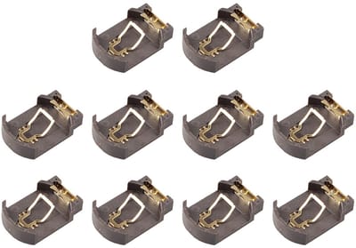 Dailygoods - 10 Stuks CR2032 CR2025 Knoopcel Batterijhouder