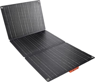 Draagbaar Zonnepaneel - Opvouwbare Charger - Outdoor Energie - Hoge Efficiëntie ETFE - 100W - Zwart