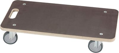Transportroller Cargo - 575 mm x 290 mm - 200 kg Draagkracht - Rubber Wielen - Waterafstotend