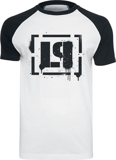 Linkin Park T-shirt - LP Logo - S tot 5XL - voor Mannen - wit-zwart