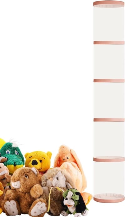 Opbergbuis Knuffels - Speelgoed Organizer - Ruimte Besparen - Stofdichte Opslag - Tot 162 cm - Transparant