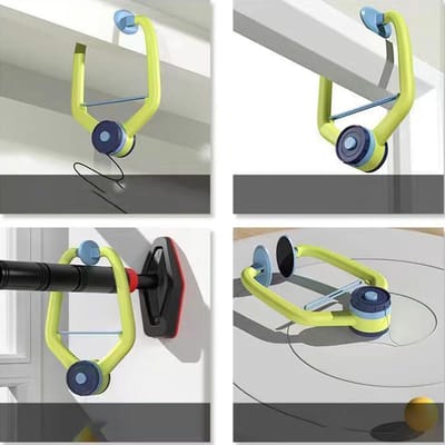 Door tafeltennis spel, draagbare starter kit, 11.02x6.3 inch verstelbare trainer set, Easy-mount net systeem, lichtgewicht rackets inbegrepen voor kinderen indoor oefening, training, deur