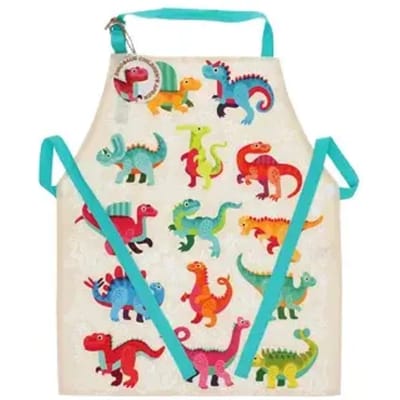 Afneembaar schort voor kinderen Rex London Baby Dinos