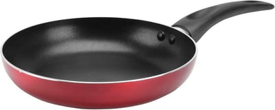 Geperste Aluminium Pan Ø 20 cm - Kleur Metallic Rood - Anti-aanbaklaag - Geschikt voor Alle Warmtebronnen