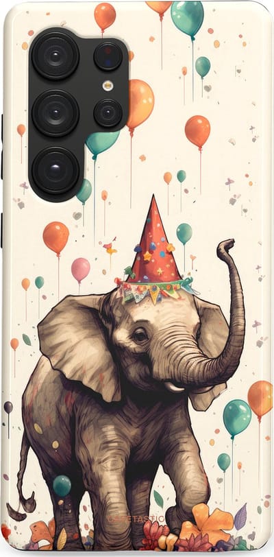 Casetastic Hoesje Geschikt voor Samsung S25 Ultra - Stijlvolle Beschermende Duo-layer Case - Ballonparade
