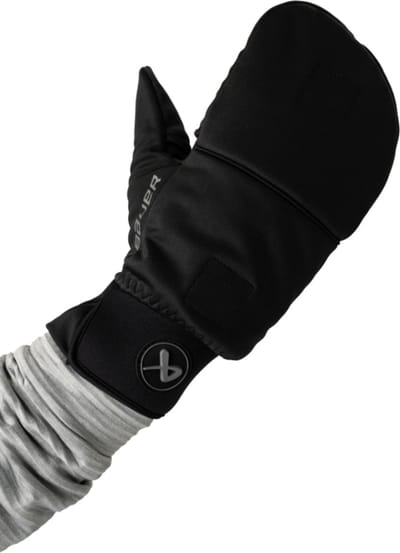 Bauer Handschoenen Hybrid Flip Mitten (Kleur - Zwart, Maat - L/XL)