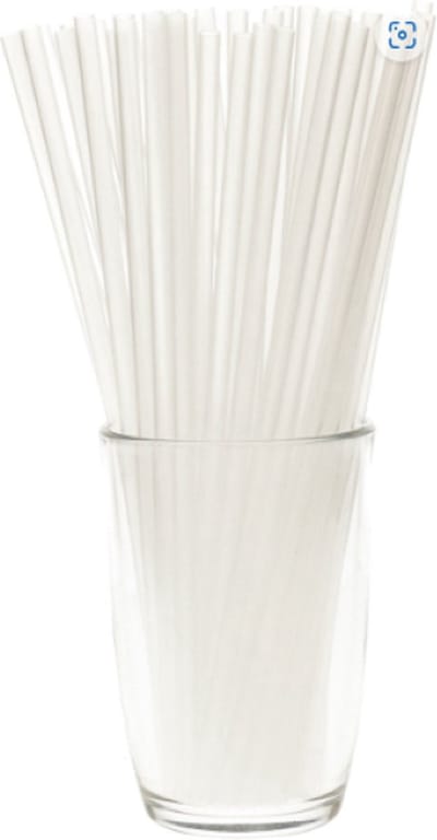 Herbruikbare rietjes - 150x stuks - Transparant - Kunststof - 22 cm