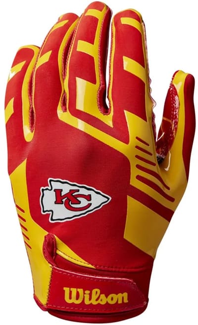 Wilson Team Nfl Stretch Fit Kansas City American Football Handschoenen Rood