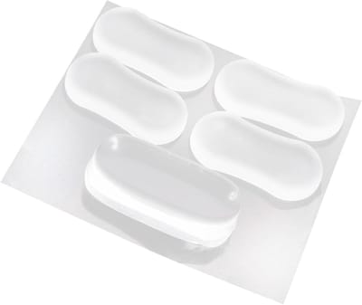 Toiletbril Bumpers - Wc-bril Pads - Stille Sluiting - Antislip Ontwerp - 5 Cm Set - Transparant