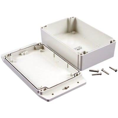 Hammond Electronics 1555H2F42GY Universele behuizing 180 x 120.79 x 62 Polycarbonaat Lichtgrijs 1 stuk(s)