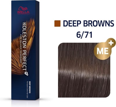 Wella Professionals Koleston Perfect Me+ - Haarverf - 6/71 Deep Browns - 60ml