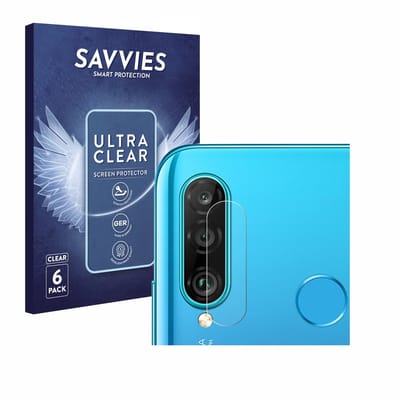 Savvies - Screenprotector voor Huawei P30 lite / New Edition (Camera) - Folie Beschermfolie transparant 6 Stuks