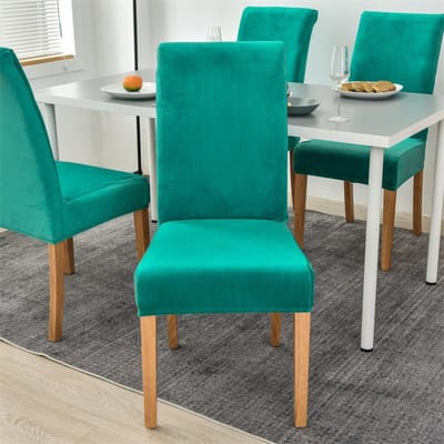 1PC Velvet Eetkamerstoelhoes Universele Stretch Stoelhoes Superzachte Zitbeschermer Hoes voor Bureaustoel Housse De Chaise 1 Pc