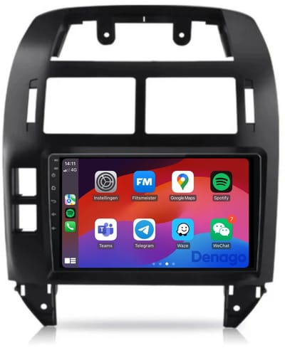 CarPlay autoradio geschikt voor Volkswagen Polo | 2002 t/m 2009 | Android 13 | Draadloos Apple CarPlay & Android Auto | 2GB + 32GB | QuadCore processor | Denago DNG-A239 | 2025 model | 2002 2003 2004 2005 2006 2007 2008 2009 | Bluetooth & Wifi