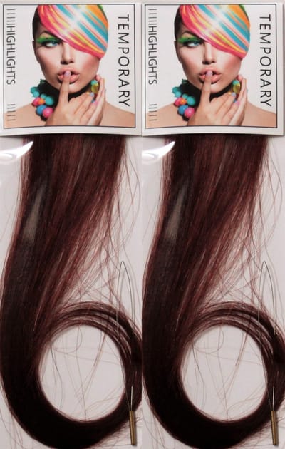 Human Haar extensions herbruikbaar rood bruin - Extensions - High Lights - Low Lights - Haarversiering - Haar extensions - Echt haar - Trendy - Feest - Kerstkapsel - Sinterklaas cadeau - Elegant - haaraccessoires - Dames - Meisjes - Haarkleuringen