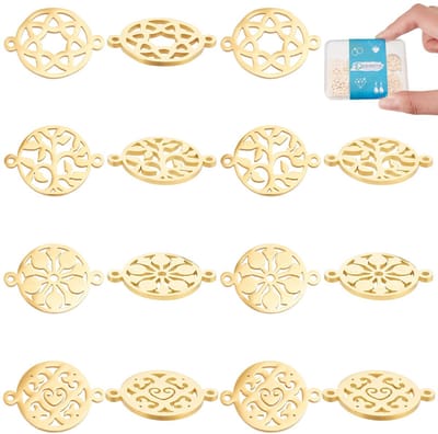 Solidchoice - Bloemverbinder van Roestvrij Staal voor Sieraden Maken